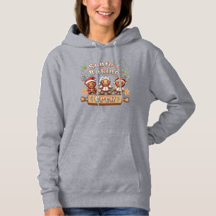 Kerstman's Baking Crew Kerstkoekjes Hoodie