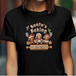 Kerstman's Baking Crew Kerstkoekjes T-shirt