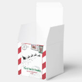 Kerstman's brief gepost gemarkeerd ondeugend of mo bedankdoosjes (Geopend)