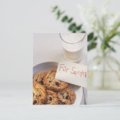 Kerstman's Cookies Kerst Kaart (Staand voorkant)