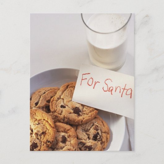 Kerstman's Cookies Kerst Kaart (Voorkant)