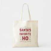 Kerstman's favoriete Ho Lelijke Kersttrui Tote Bag (Voorkant)