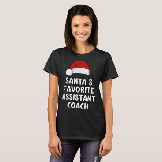 Kerstman's favoriete Instant Coach Grappige Kerstm T-shirt (Voorkant volledig)