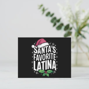 Kerstman's favoriete Latina Kerst Lelijke Kerstmis Feestdagenkaart