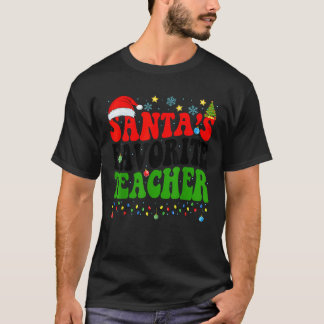 Kerstman's favoriete leraar Kerstleraar Xmas Te T-shirt