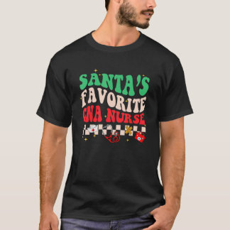 Kerstmans Favoriete Verpleegster  Kerstmis Xmas RN T-shirt