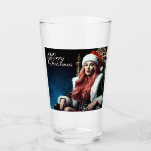 Kerstman's heetste zus - Vrolijk kerstfeest 031220 Glas