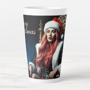Kerstman's heetste zus - Vrolijk kerstfeest 031220 Latte Mok