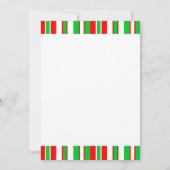 Kerstman's Kerst Vrachtwagen Party Kaart (Achterkant)