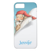 Kerstman's kerstlijst met monogram Case-Mate iPhone case (Achterkant)