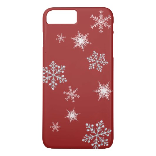 Kerstman's Rode iPhone 7 Plus Hoesje (Achterkant)