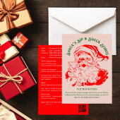 Kerstman's Sip & Snack Soiree Kerstfeest Kaart