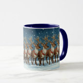 Kerstman's slee mok (Voorkant rechts)