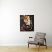 kerstmanscène wandkleed (In situ)