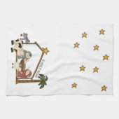 Kerstmansgraashanddoeken Theedoek (Horizontaal)