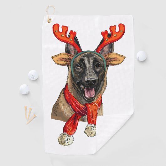 Kerstmanshand Golfhanddoek (Insitu)