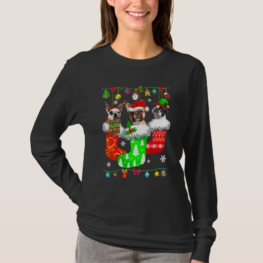 kerstmanshintersokken met kerstmanshintersokken, o t-shirt (Voorkant)