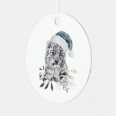 Kerstmantel Metalen Ornament (Voorkant links)