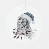 Kerstmantel Metalen Ornament (Achterkant)