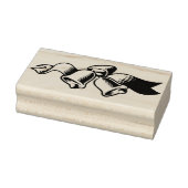 kerstmantel 	rubberstempel (Stempel)