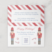 Kerstmarketing Betaalde Goederentas met draagtas (Buitenkant ongevouwen)