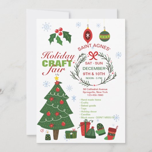 Kerstmarkt Aankondiging (Voorkant)