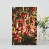kerstmarkt briefpapier (Staand voorkant)