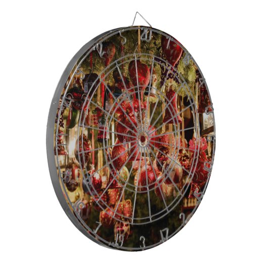 kerstmarkt dartbord (Voorkant Links)
