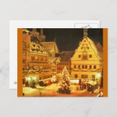 Kerstmarkt Duitsland Feestdagenkaart (Voorkant / Achterkant)