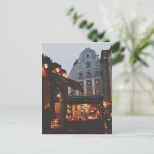 Kerstmarkt in Stockholm Briefkaart