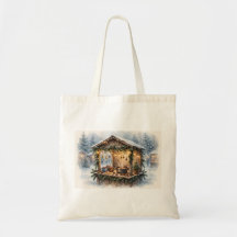 Kerstmarkt Kraam Cadeau Waterverf Wijn