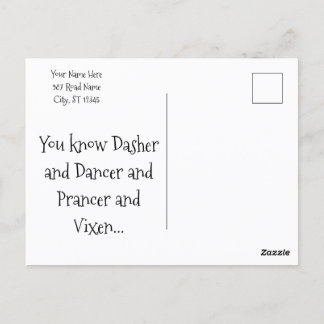 Kerstmarkt rendier worst vakantie Kaart