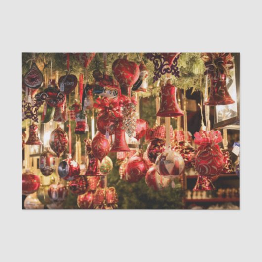 kerstmarkt tissuepapier (Voorkant)