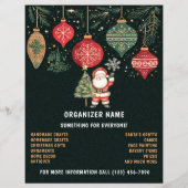 Kerstmarkt voor ambachtslieden flyer (Achterkant)