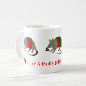 Kerstmarmot mok (Voorkant links)