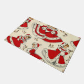 Kerstmat, Antiek Deurmat (Schuin)
