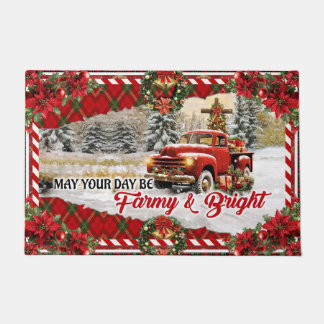 Kerstmat – Feestelijke Kerst Begrüting Mat