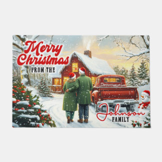 Kerstmat – Feestelijke Kerst Begrüting Mat