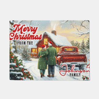 Kerstmat – Feestelijke Kerst Begrüting Mat
