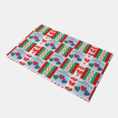 Kerstmat, Prettig Kerstfeest Deurmat (Schuin)