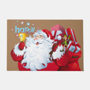 Kerstmat, Prettige Feestdagen Deurmat