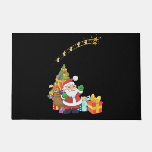 Kerstmat, Sinterklaas Deurmat (Voorkant)