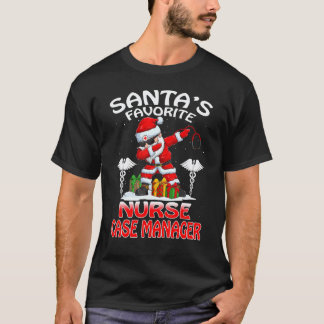 Kerstmat van de favoriete verpleegkundige casemana t-shirt