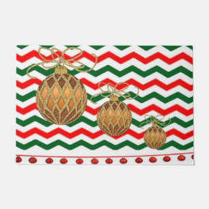 Kerstmats, Gouden Ballen Deurmat