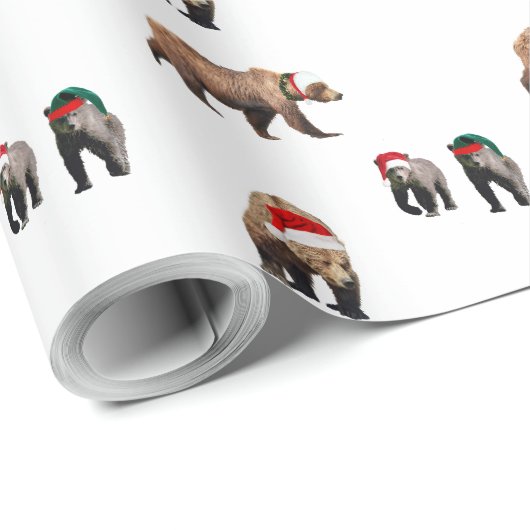 kerstmatte papier voor grizzly-beren (Rol Hoek)