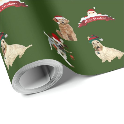 kerstmatte papier voor honden (Rol Hoek)