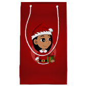 kerstmeisje cartoon kleine cadeautas (Voorkant)