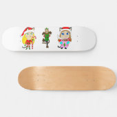 kerstmeisjes skateboard (Horizontaal)