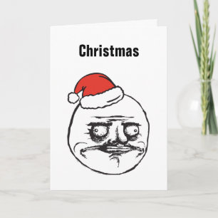 Kerstmeme's Troll Le Me Gusta Aangepast BEWERKBAAR Feestdagen Kaart