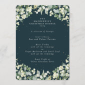 Kerstmenu met Sneeuwbes+Eucalyptus 4 gangen Menu (Voorkant)